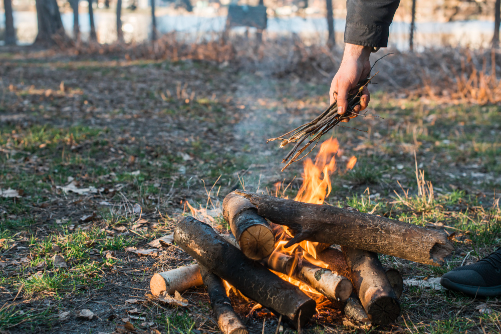 What Are The Basic Techniques For Starting A Fire Outdoors?