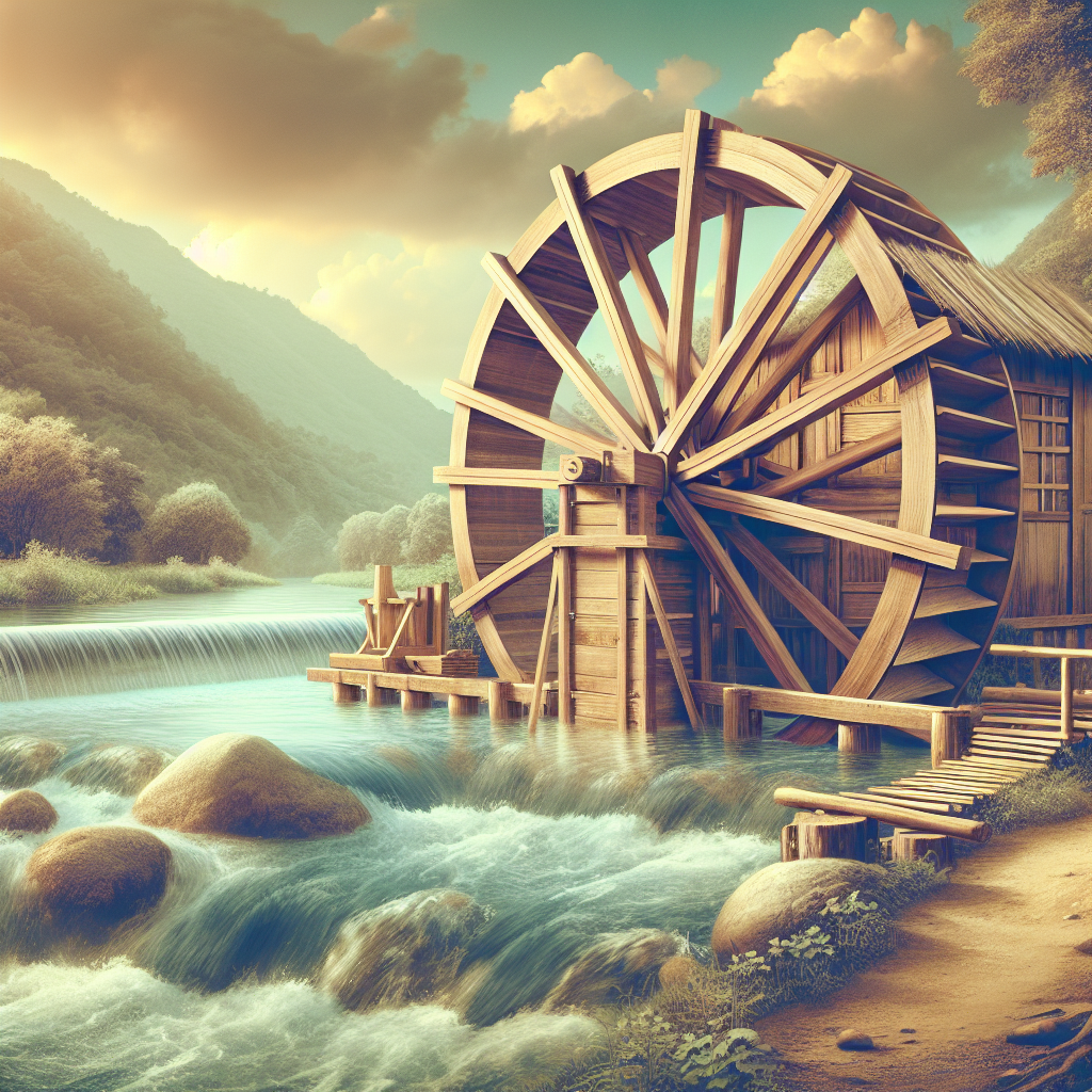 How To Make A Simple Water Wheel For Energy