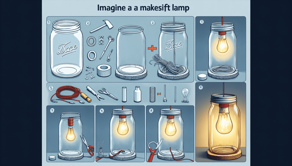 How To Make A Makeshift Lamp For Lighting