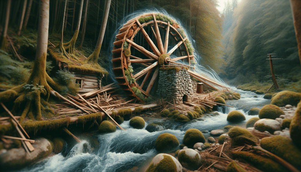 How To Make A Primitive Water Wheel